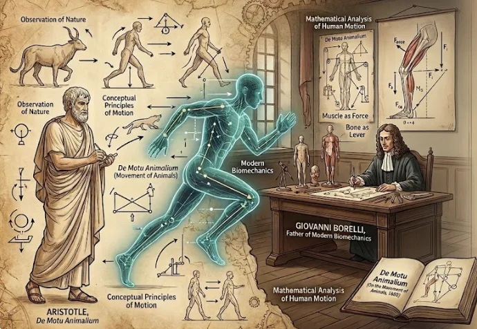 Borelli and Aristotle, the origins of biomechanics